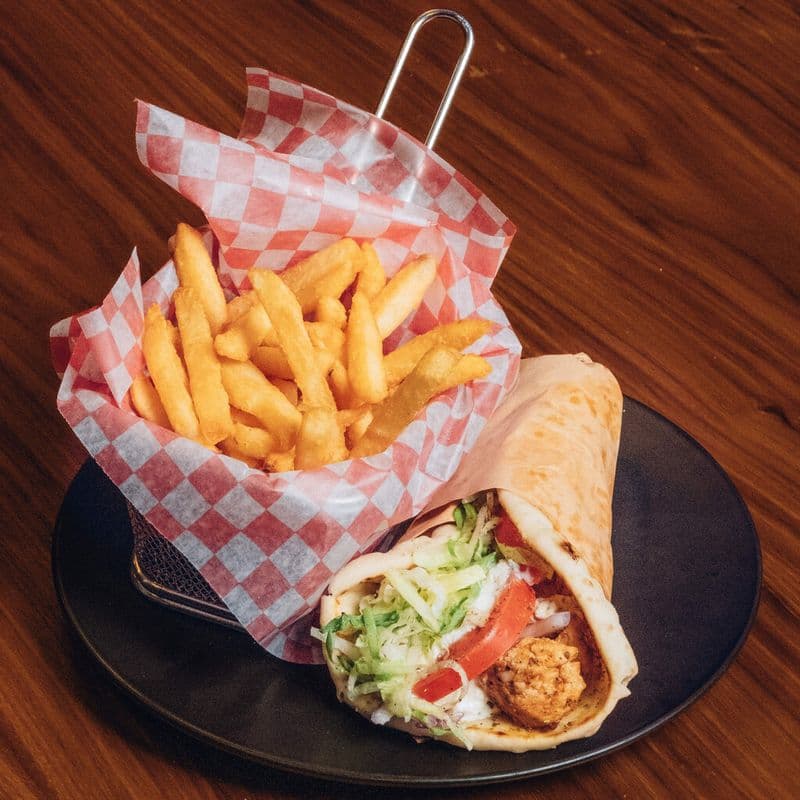 Assiette Pita Au Poulet