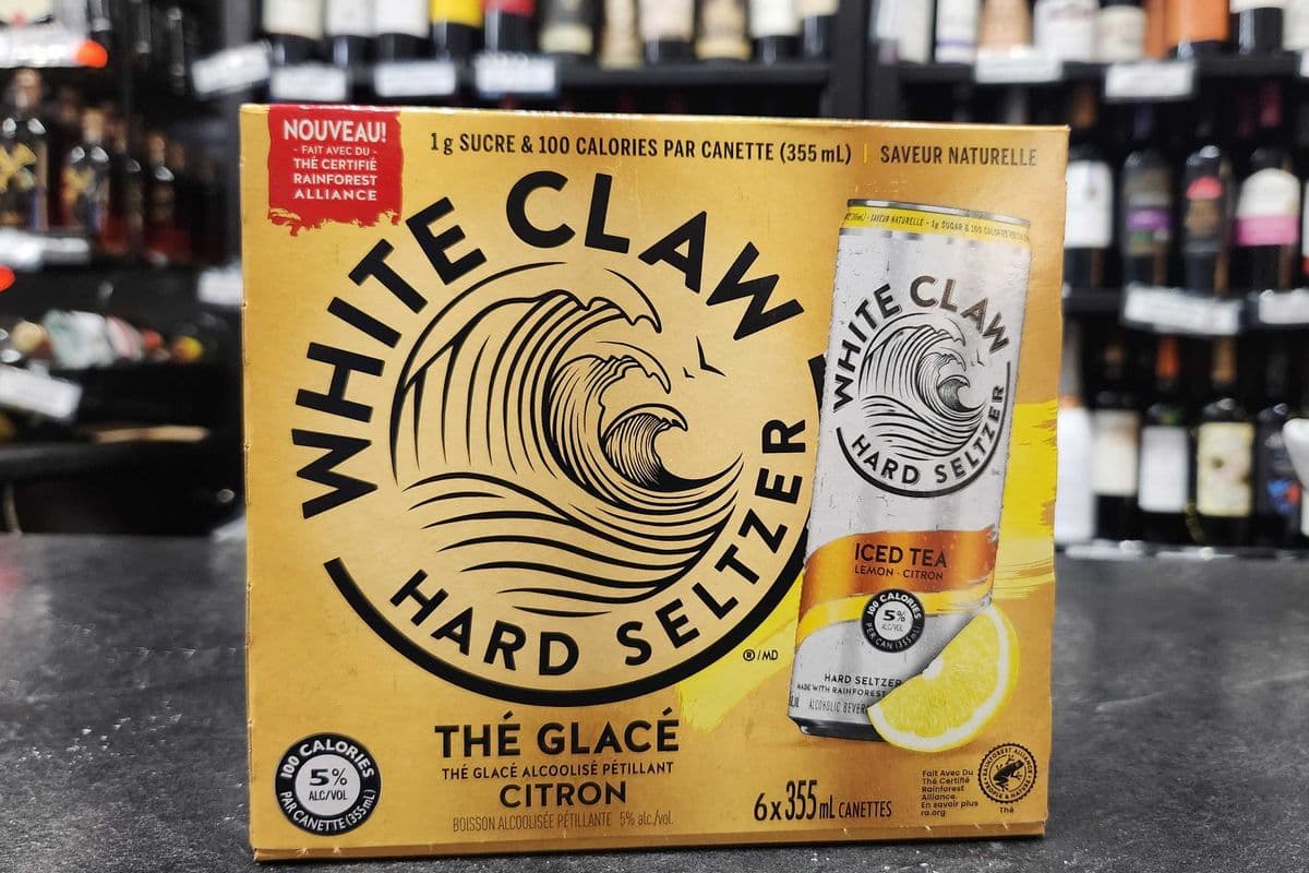 White Claw Hard Iced Tea Lemon (1 x 355x6)