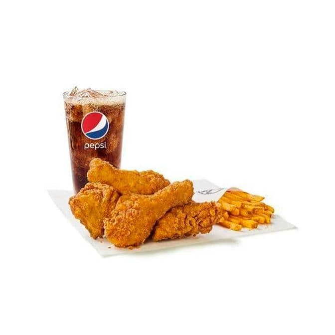 15 MCX + 2 frites + 3 sauces + 2 salades de chou + 4 Pepsi (P. FRITS)