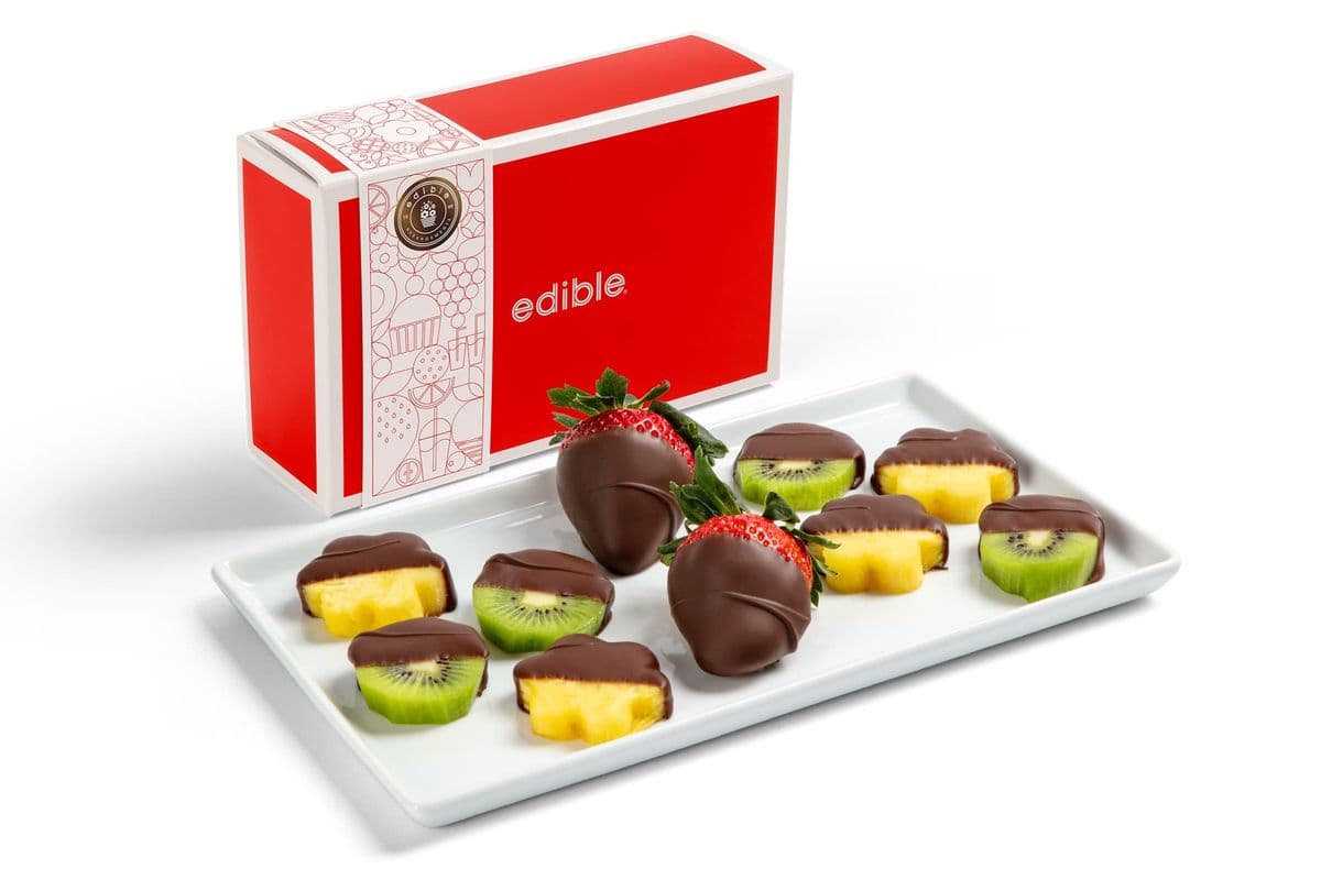 Chocolate Dipped Summer Fruit Trio