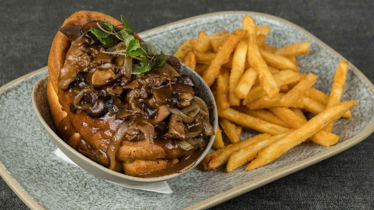 Beef Stuffed Yorkshire Pudding