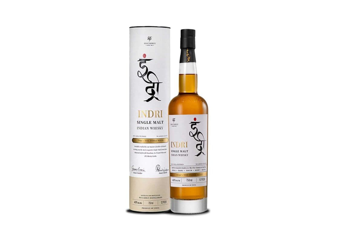 Indri Single Malt Indian Whiskey (Triple Cask) (1 x 1L)
