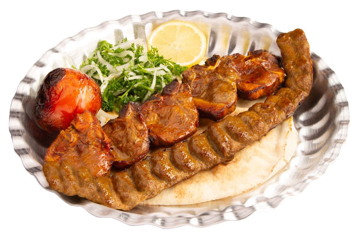 Lamb Chops Soltani Kebab Skewer
