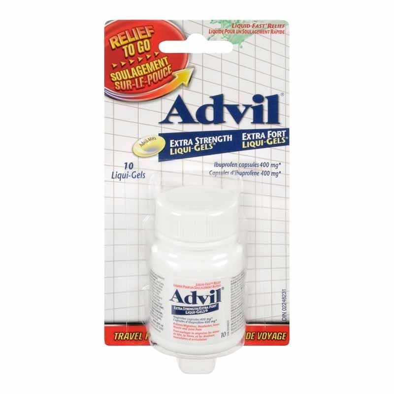 Advil Extra Strength Liquid-Gels (10 Pack)