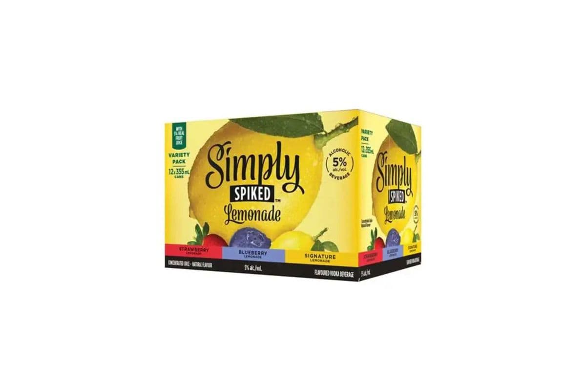 Simply Spiked Lemonade Variety (12 x 355ml can)