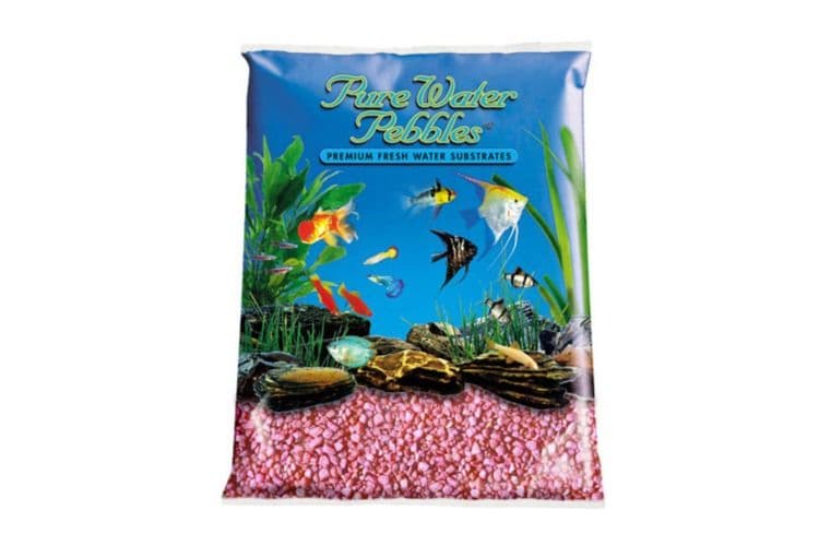 Nature's Ocean Pure Water Pebbles Neon Pink Gravel Aquarium Gravel (5 lbs)