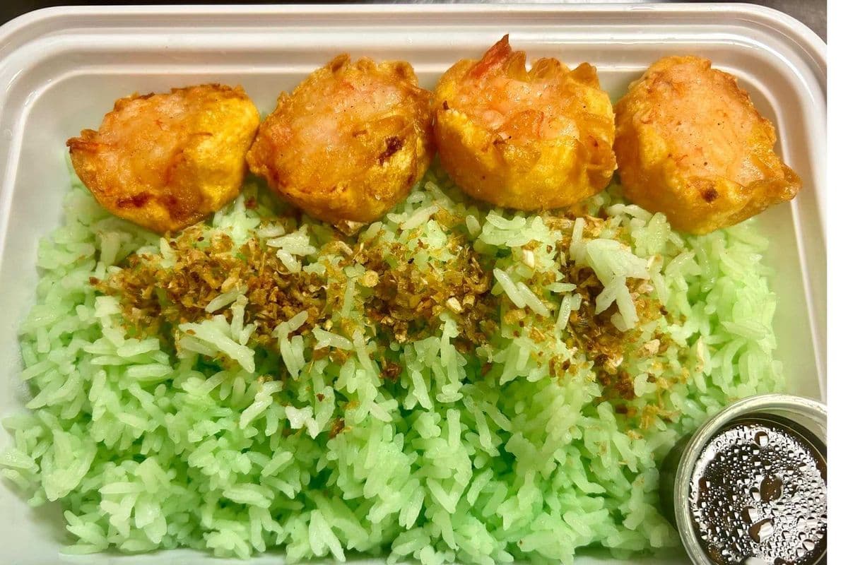 Seafood Dumpling with Hainanese Rice