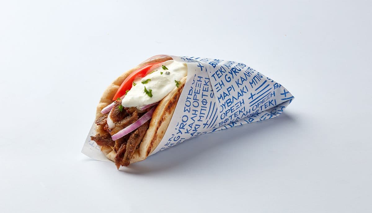 Pita au porc gyro / Pork gyro pita