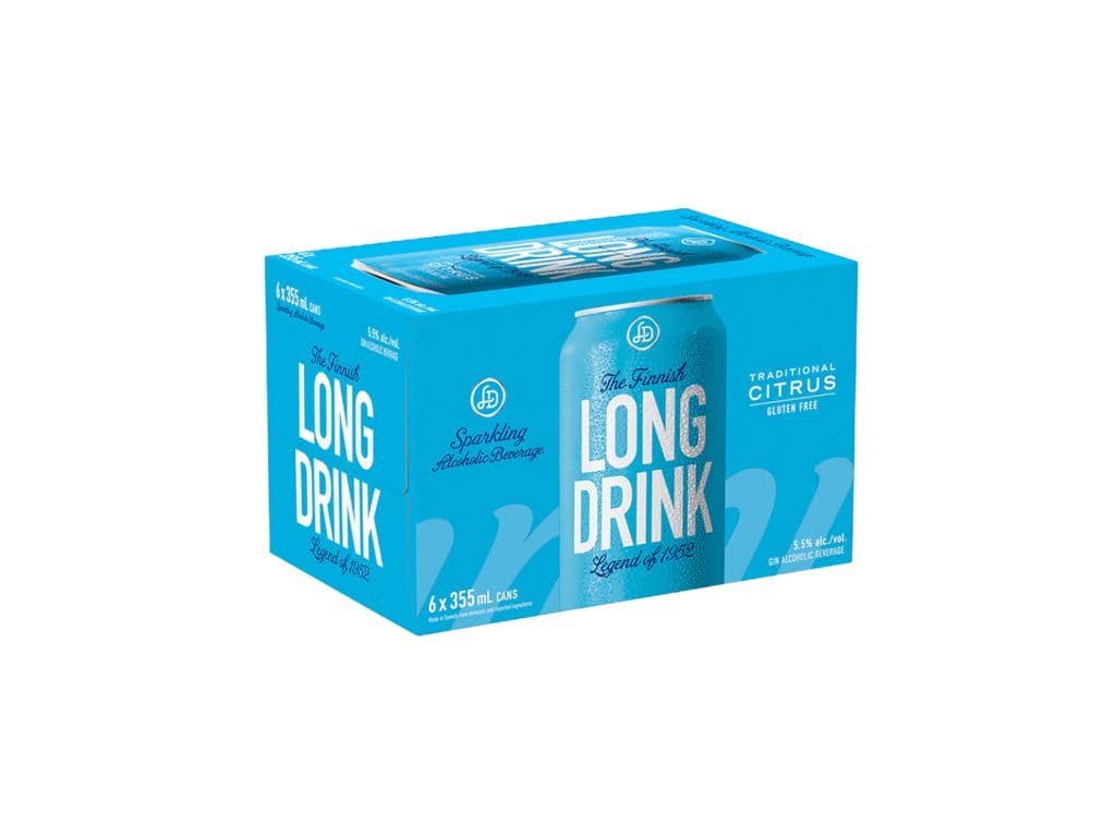 The Finnish Long Drink Traditional Citrus ( 6X355ml)
