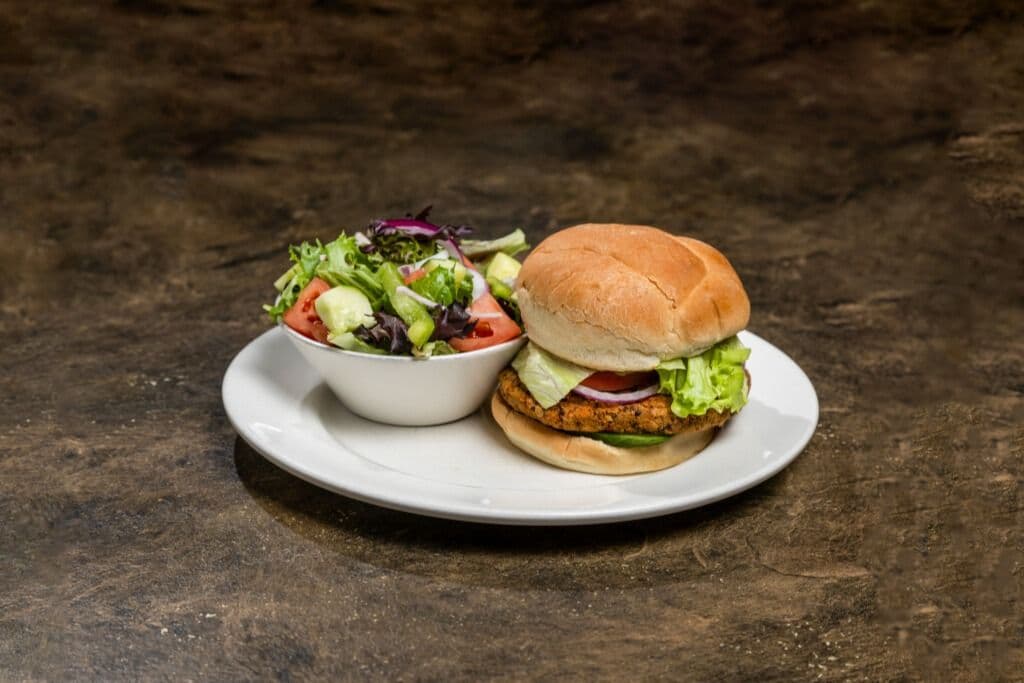 Above and Beyond Vegetarian Burger