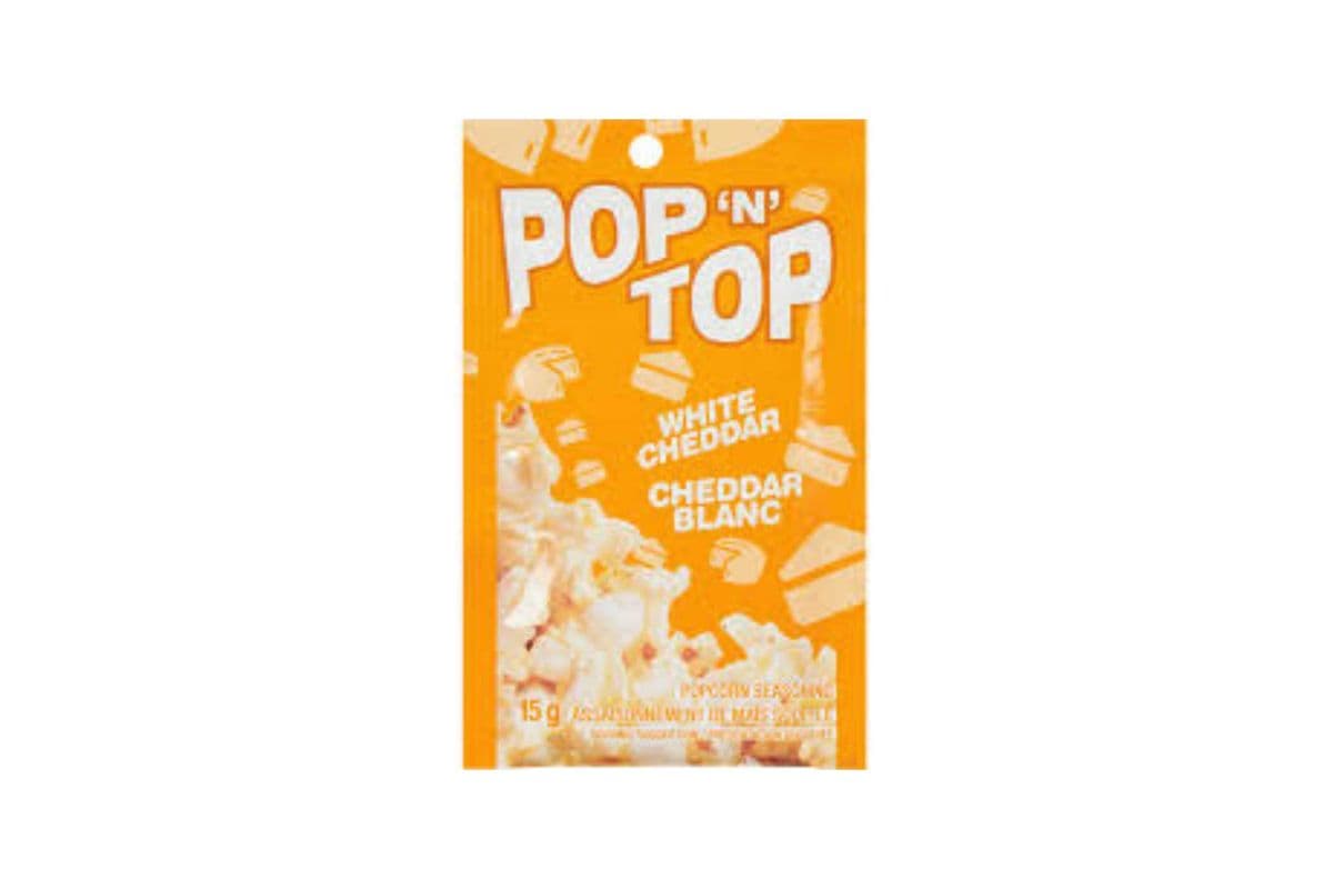 Pop 'N' Top White Cheddar (15g)