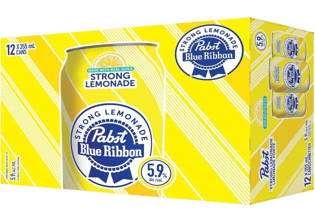 PABST BLUE RIBBON STRONG LEMONADE 12X355ML (1 x 355ML)
