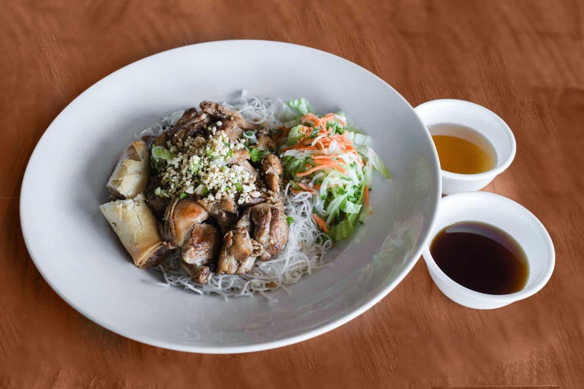 WOW Deal - 30. Vermicelli, Vegetables, Grilled Chicken, and Spring Roll