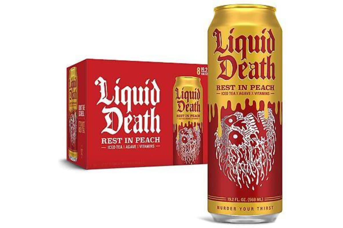 Liquid Death Rest In Peach (568 ml)
