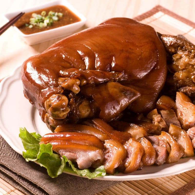 (Frozen) Hakka Style Pork Knuckle (Incl. Garlic BBQ Sauce) / (凍)屏東客家豬腳-附蒜泥醬 300g
