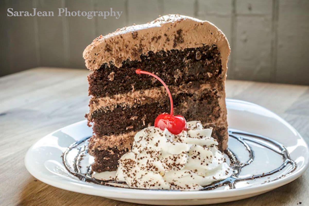 Triple Layer Chocolate Cake with Mocha Frosting