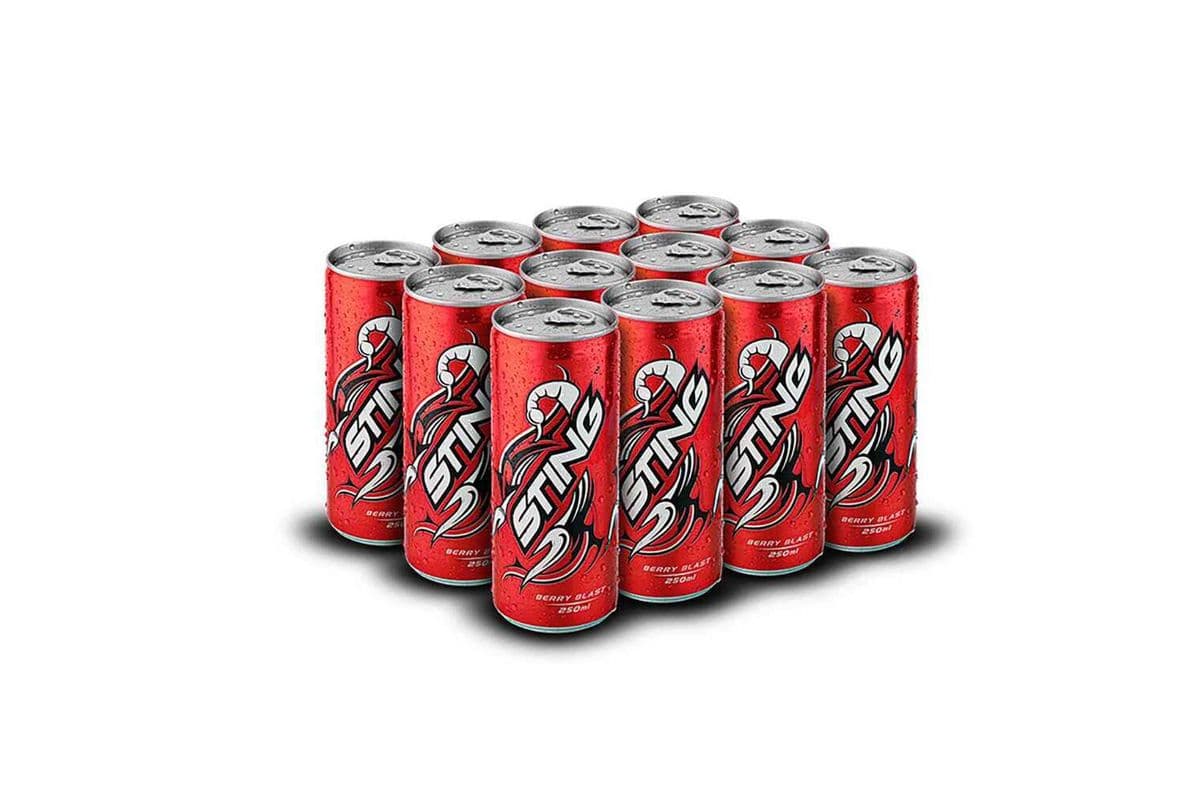 Sting Berry Blast Pack (12 X 250 ml)