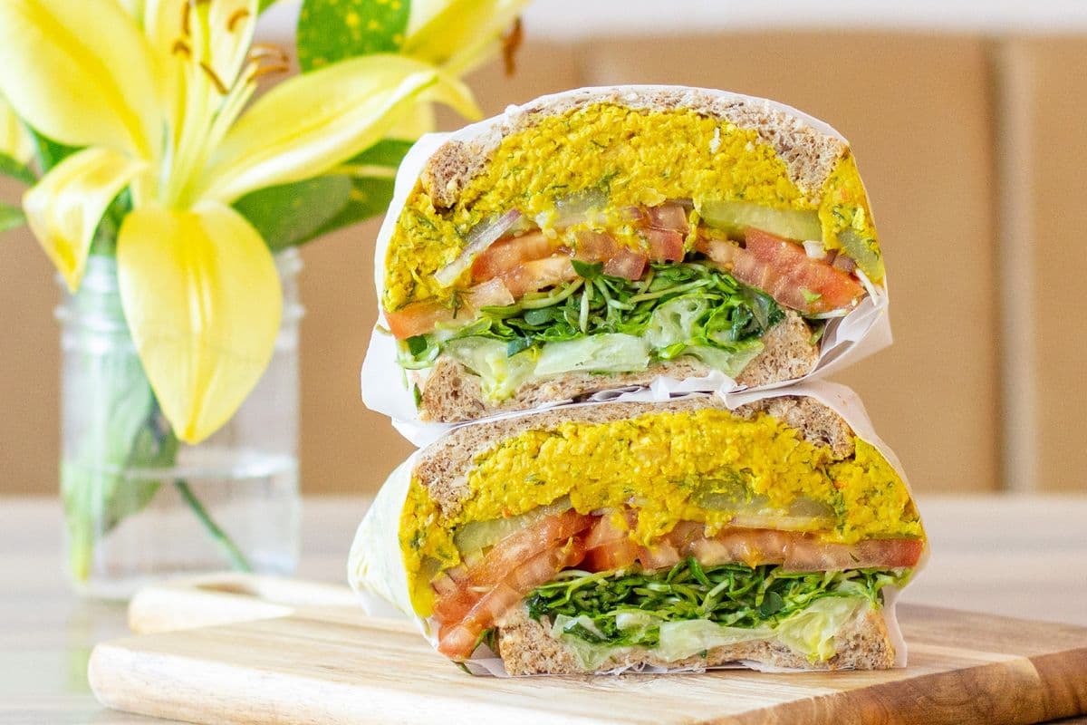 Turmeric Tuna Sandwich
