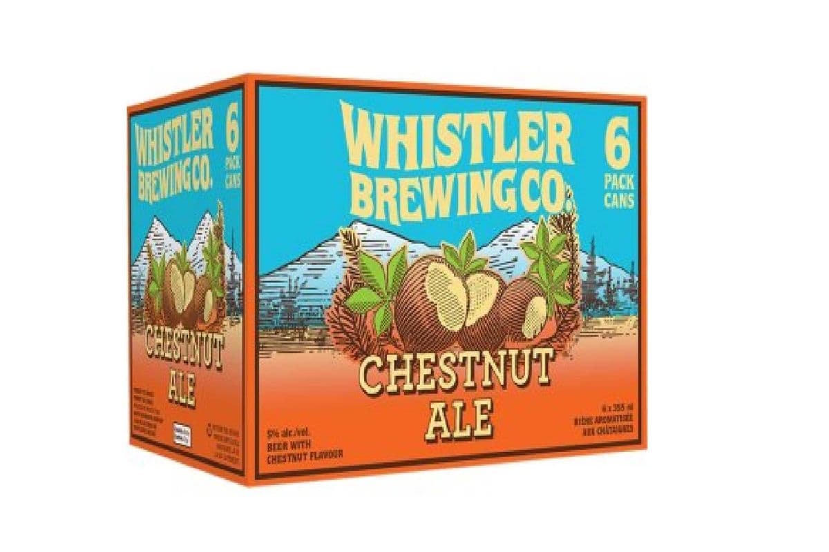 WHISTLER CHESTNUT ALE 6CAN (6 x 355ML)