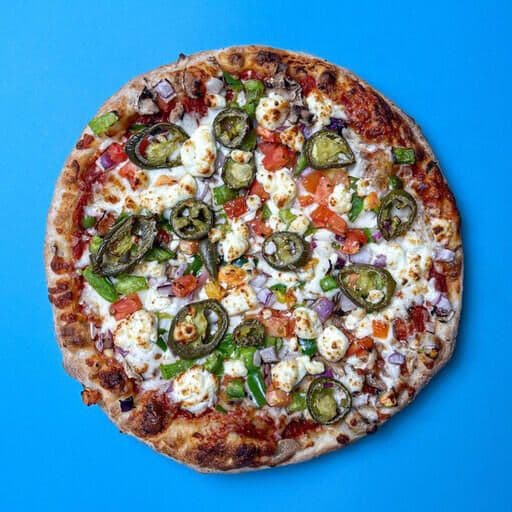 Goat Cheese Veggie Pizza