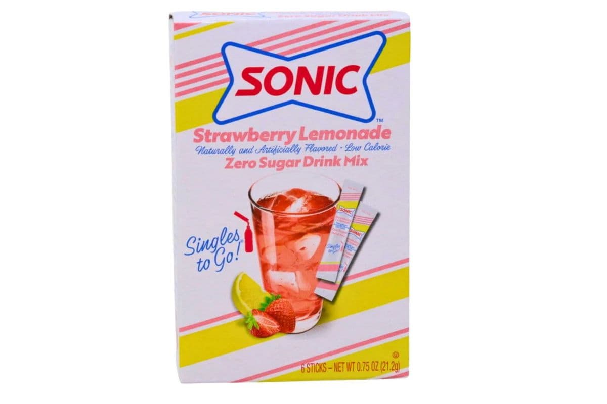 Sonic Strawberry Lemonade Zero Sugar Drink Mixed (21.2 g)