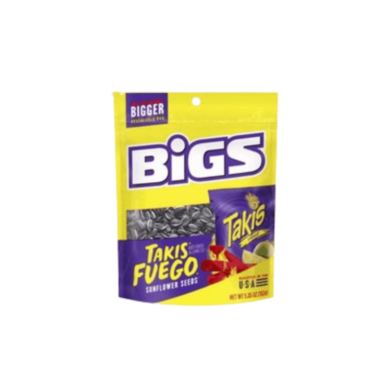 Sunflower Seeds Takis Peg Bags Big's - USA (5.35oz)