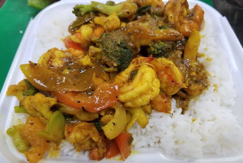 Curry Pepper Shrimp