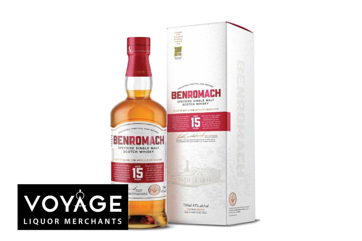 Benromach 15 YO Single Malt Whisky (1 x 750ML)