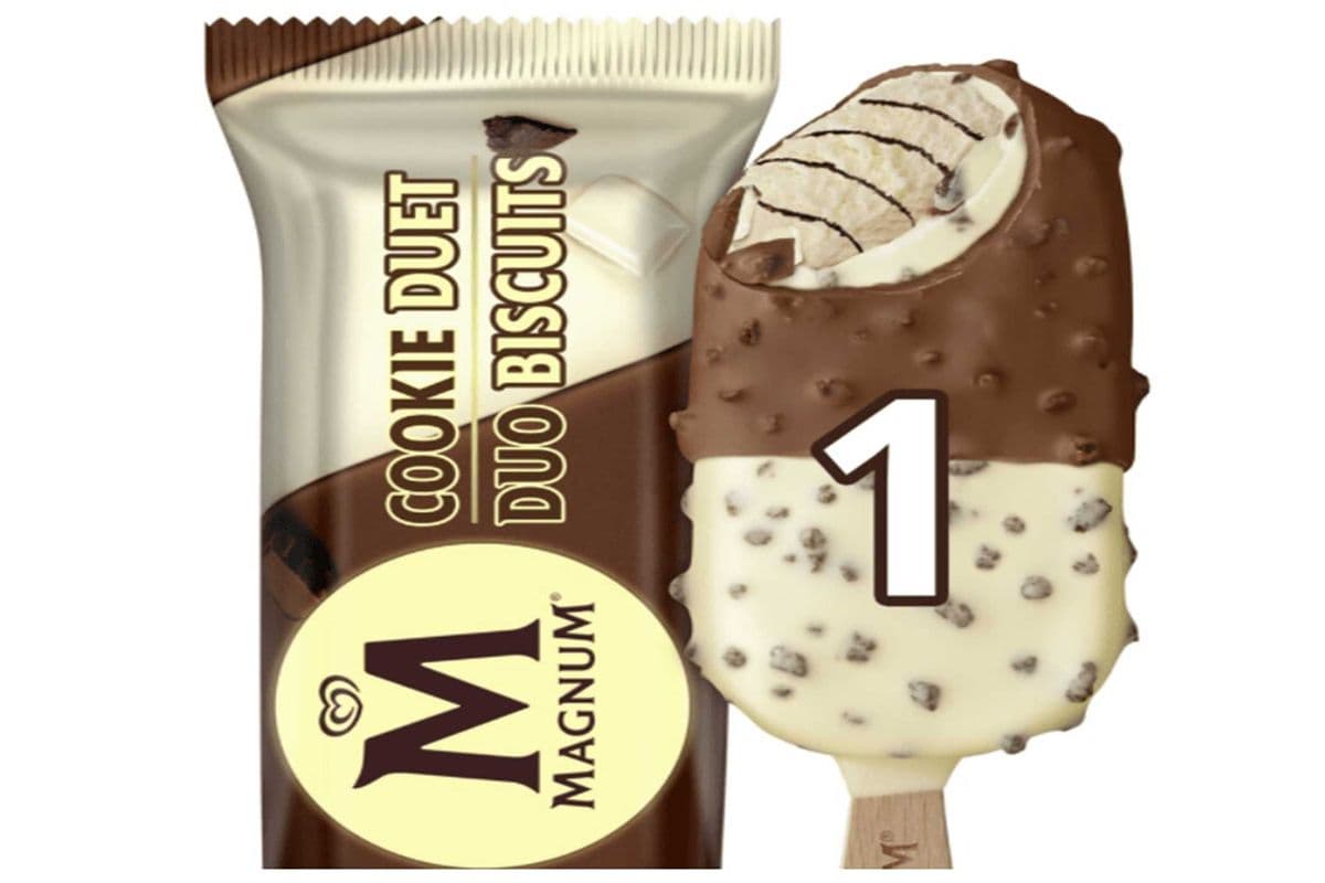 MAGNUM COOKIE DUE ICE CREAM BAR (85ML) (230 Cal)