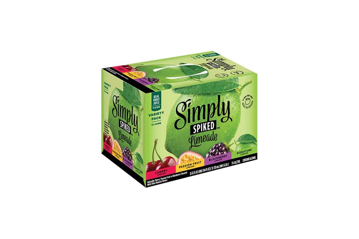 Simply Limeade Variety Pack (12 x 355 mL Cans)