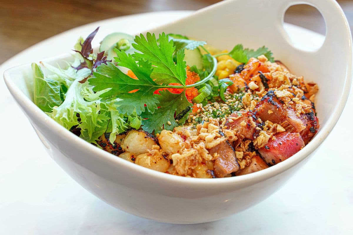 Aburi Poke with Three Protein