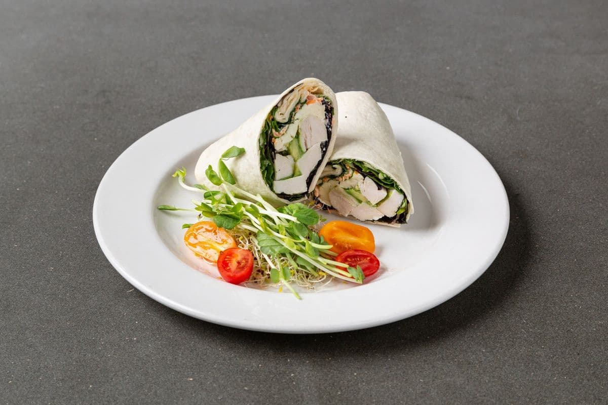 Avocado, Chicken, and Brie Wrap