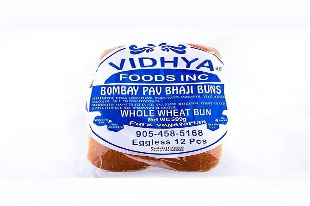 Vidhya Pav Bhaji Whole Wheat Buns (500g)
