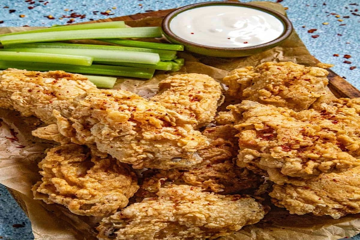 Thick-Breaded Wings (1 lb) (980 cal)