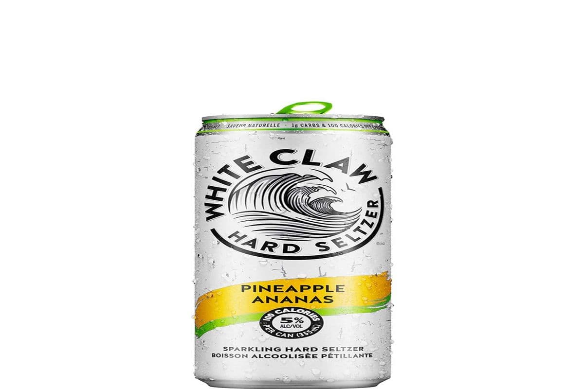 WHITE CLAW PINEAPPLE HARD SELTZER (1 x 473 ML)