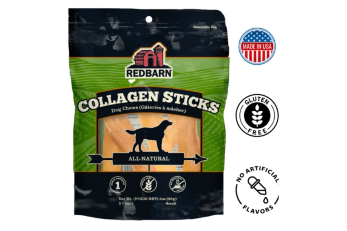 Redbarn Bag of Collagen Sticks Dog Treats - Large
