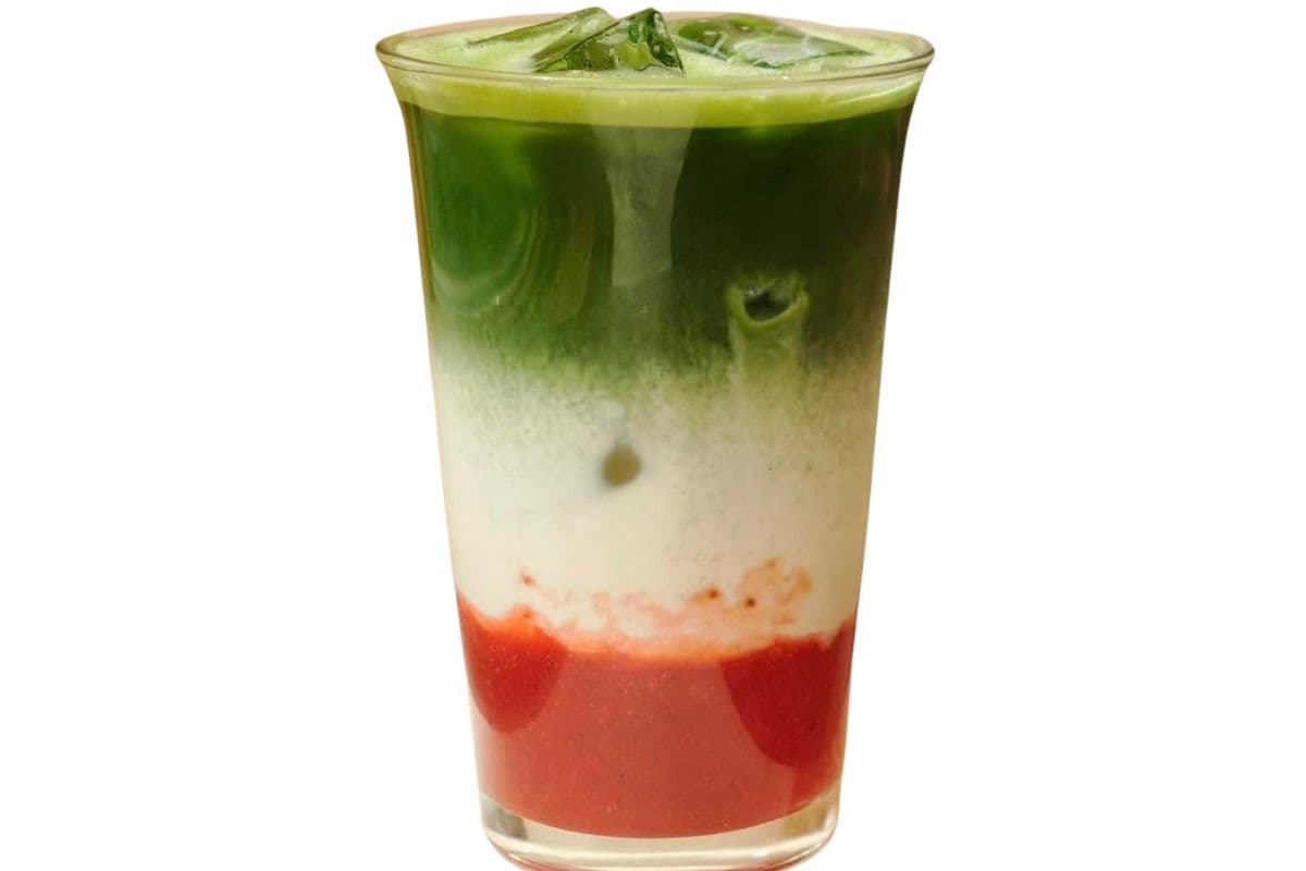 Strawberry Matcha Latte