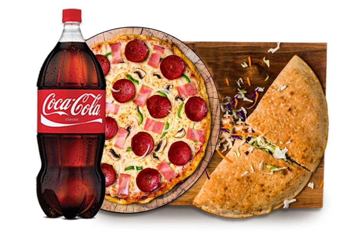 Super Combo One with One Specialty Pizza and One Calzone