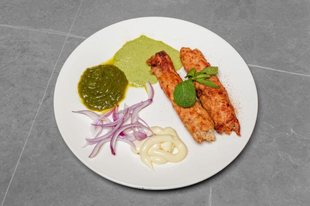 Chicken Rashmi Kabab (2 Skewers)