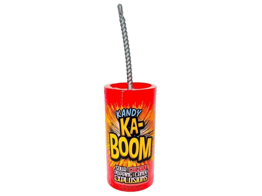 Kandy KaBoom Sour Cherry Popping Candy Explosions 16g Candies