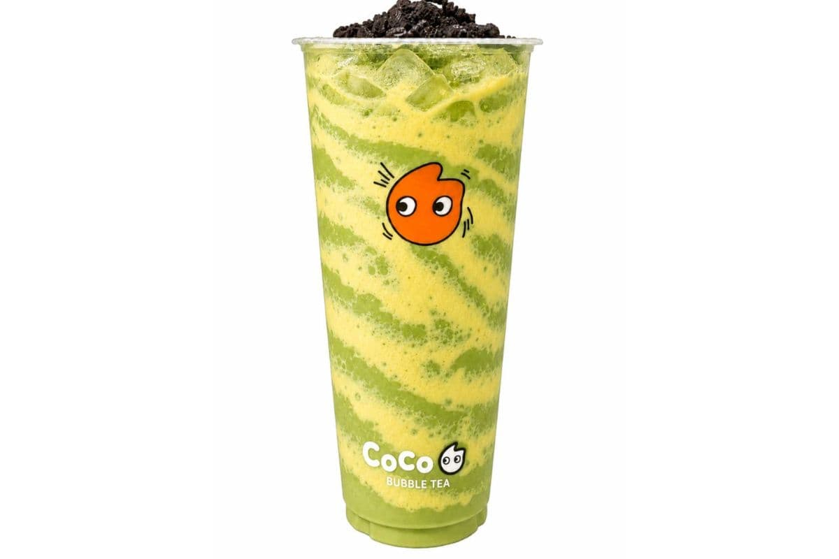 Cake Crush Matcha Milk Tea