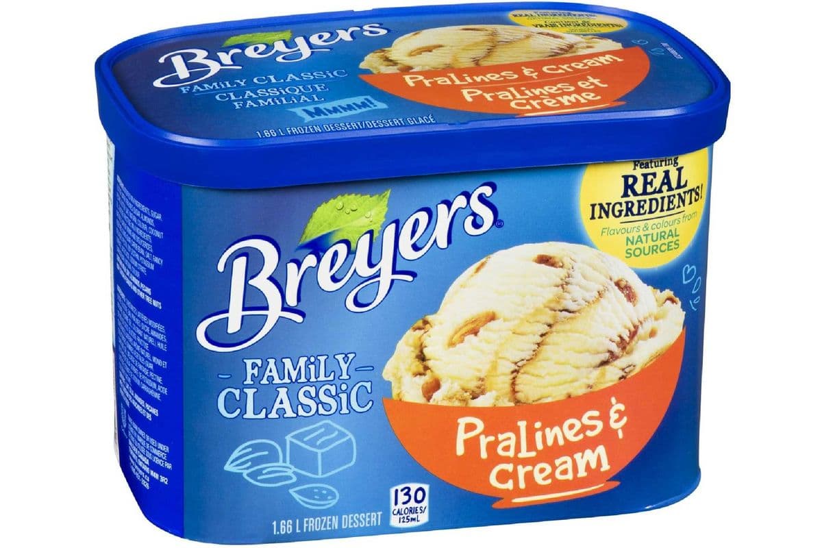 Breyers Pralines & Cream Ice Cream (1.66L)