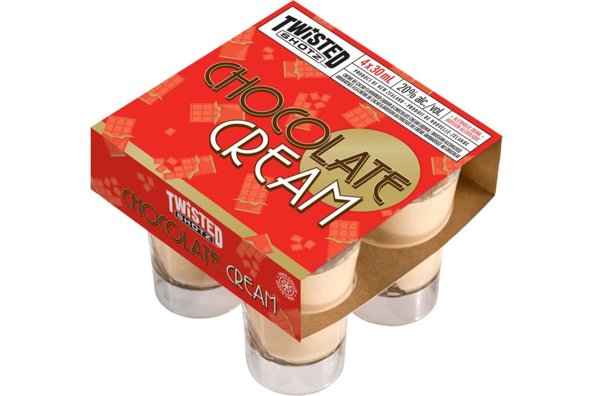Twisted Shotz Chocolate Cream (4 x 30ml)