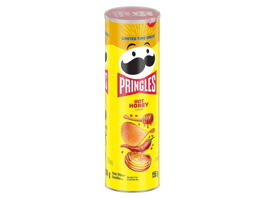 Pringles Hot Honey Stacked Potato Chips 158g Sweet and Spicy Snack