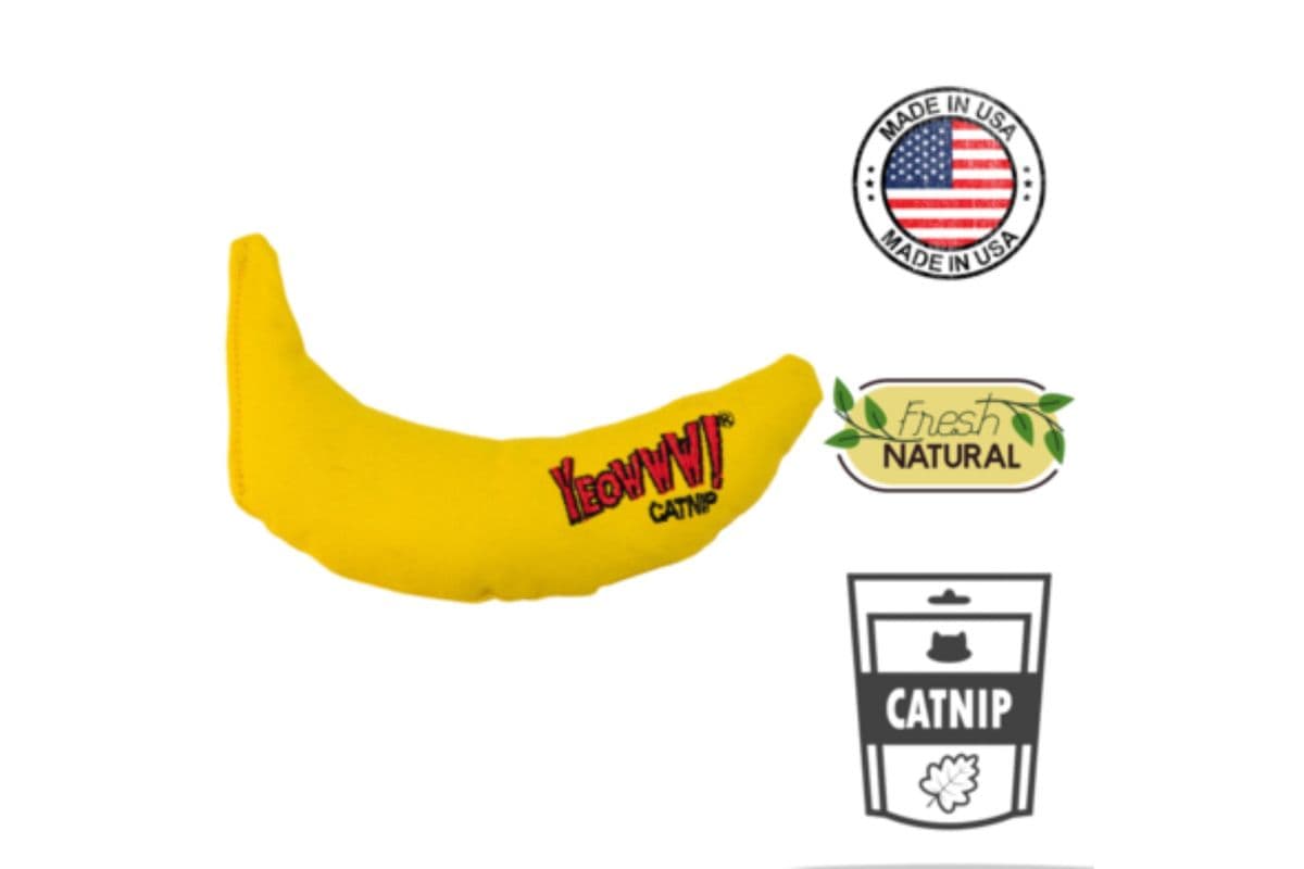 Yeowww! Catnip Banana (Peeled)