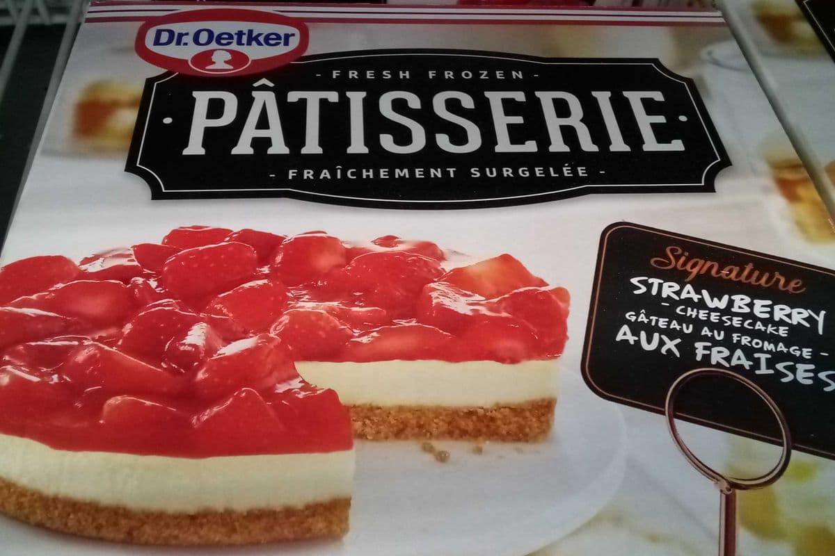 Dr. Oetker strawberry cheesecake 550 g
