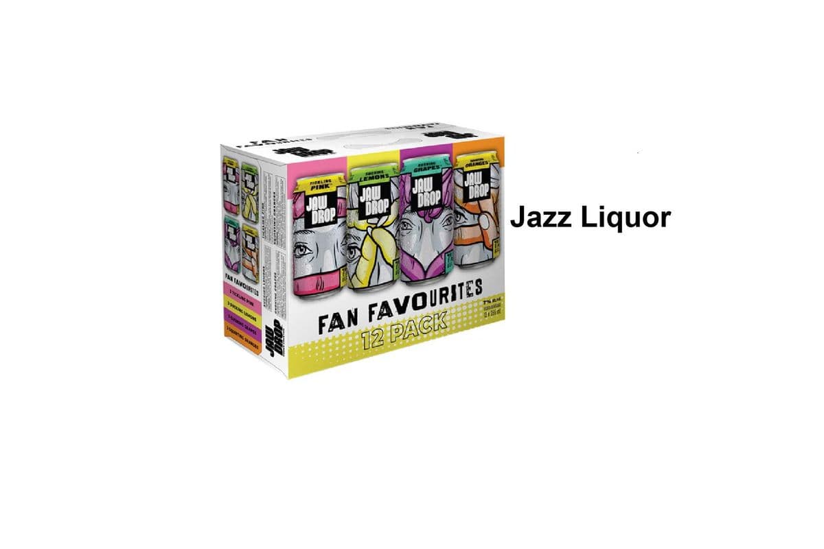 JAW DROP FAN FAVOURITES VARIETY 12 CANS (1 x 12×355ML)