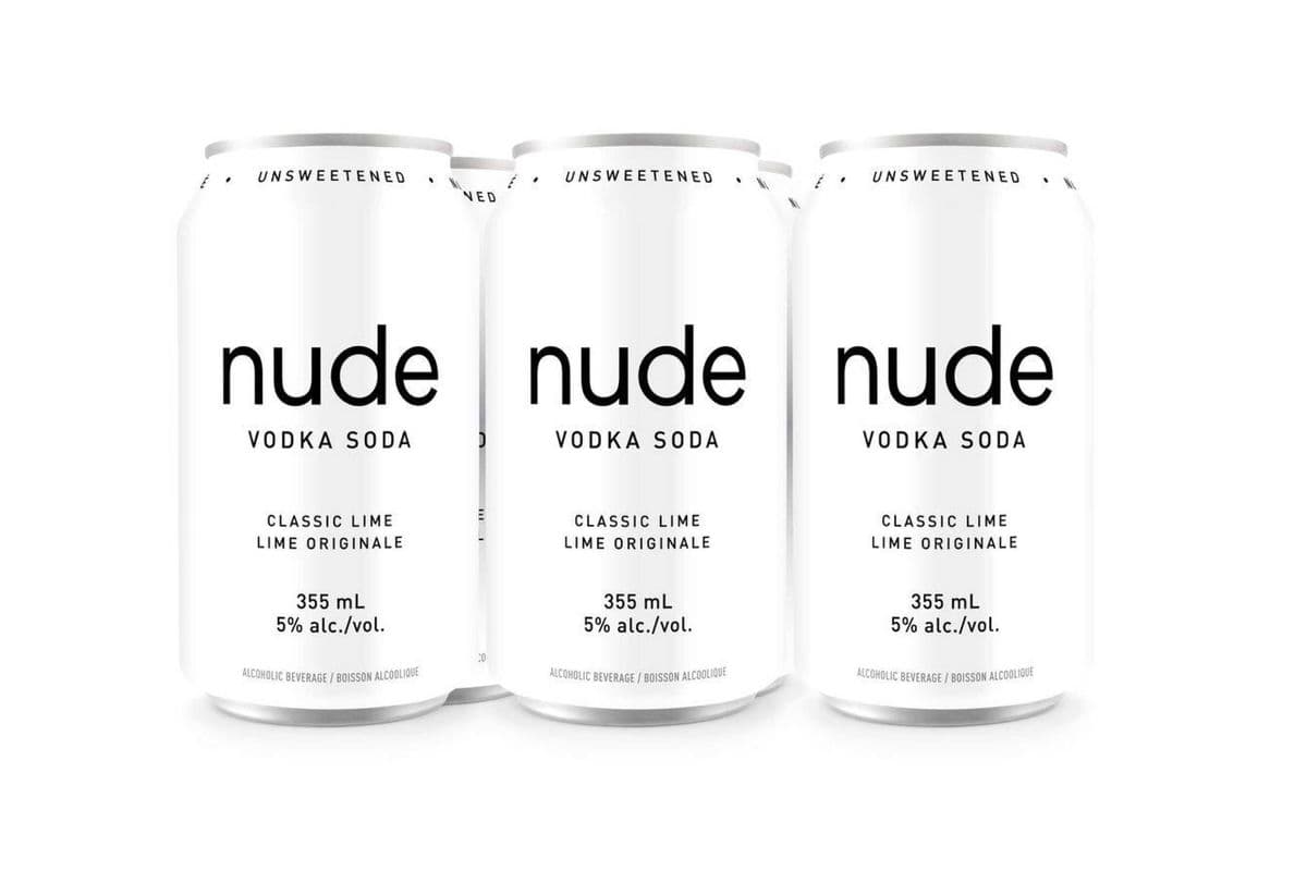 NUDE VODKA SODA CLASSIC LIME 6PK (1 x 355ML)