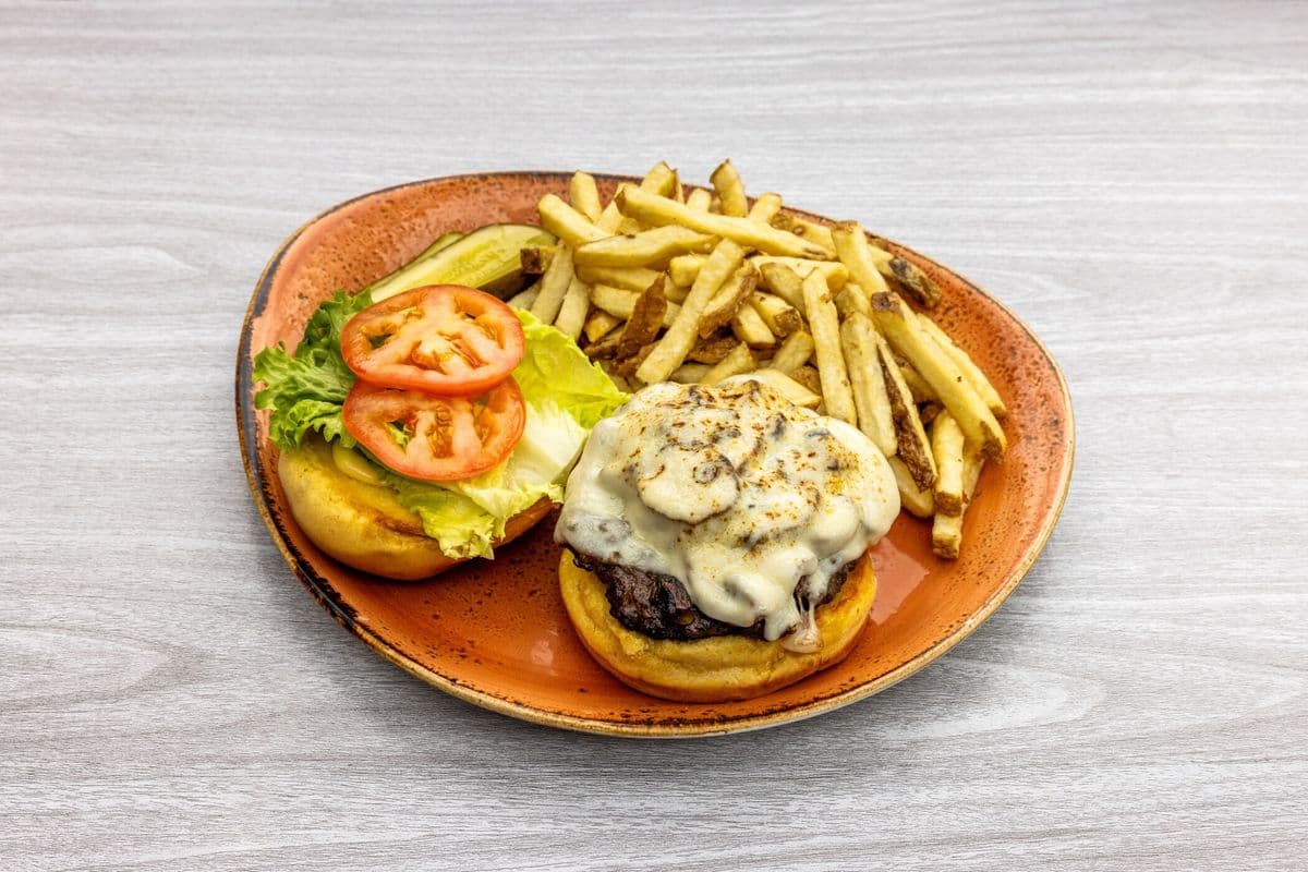 Swiss Mushroom Burger