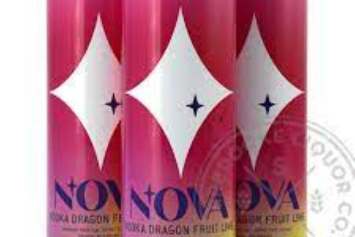 NOVA VODKA DRAGON FRUIT LIME 4PK (1 x 4X355ML)